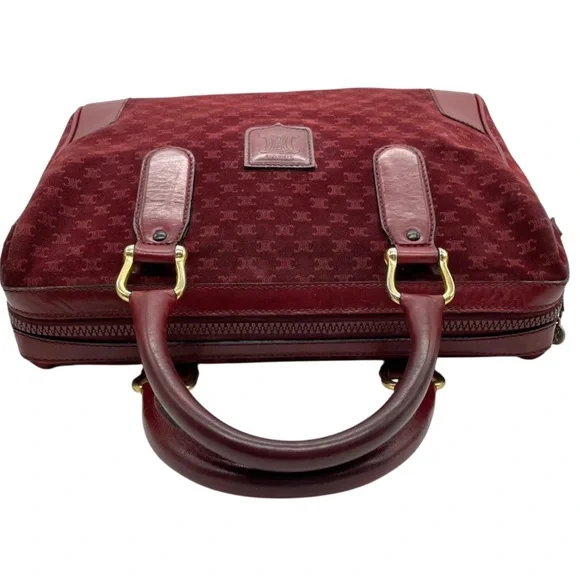 Celine Vintage 80s Diffusion Monogram Satchel Bag – Made in Italy - Picture 6 of 16